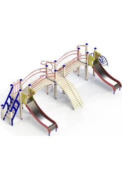 Игровая площадка "Три башни лайт"